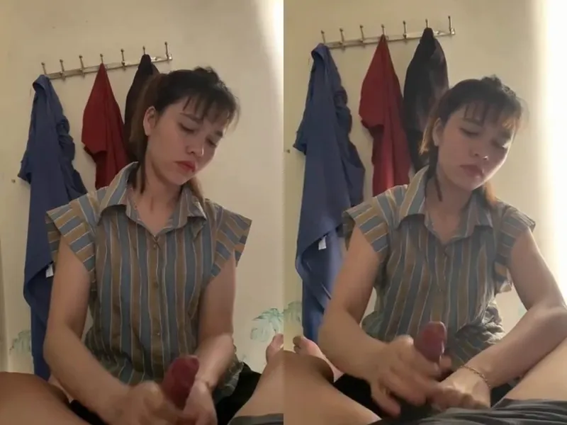 Anh trai đi vắng, ép vợ sắp cưới của anh trai sục cu xuất tinh